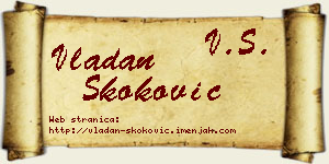 Vladan Skoković vizit kartica